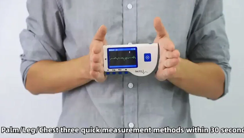 Lepu PC-80B Portable ECG Monitor Easy EKG Machine Handheld Heart Rate Monitor