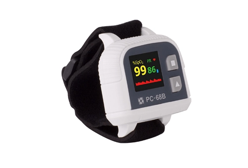 Lepu PC-68B Color OLED Wrist Pulse Oximeter with Wireless Bluetooth Connection