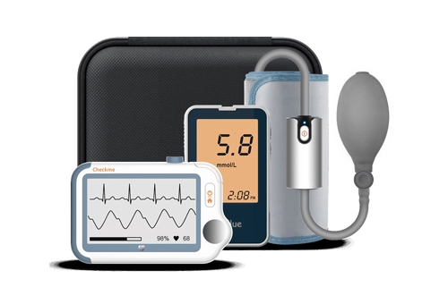 Checkme™ Pro Vital Signs Monitor - All-in-one machine integrating ECG  monitor, oximeter, blood pressure monitor, thermometer, sleep monitor and  mini monitor. – MDcubes