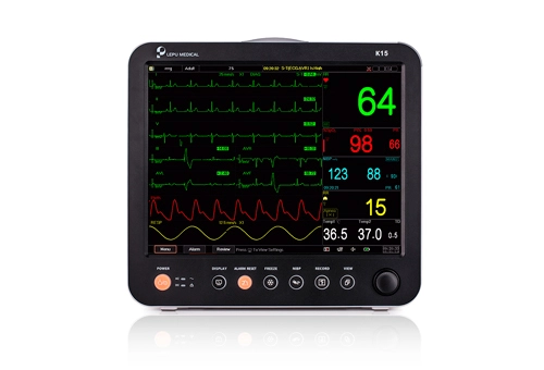 Lepu Medical Grade K15/K12/K10 All-in-one Patient Monitor Portable Multiparameter Monitor with Touch Screen for Hospital ICU/CCU/Ward/Operating Room/Clinical