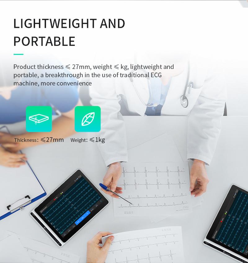 12 Lead Portable Ecg