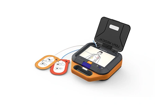 Lepu LeAED® Medical Grade Portable AED Machine Automated External Defibrillator for CPR First Aid with IP55 Waterproof and Dustproof