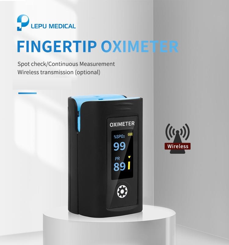 thumbnail image 2 of Pulse Oximeter – Non-Invasive Oxygen Meter, Black (No Glucose Testing) 2 of 4
